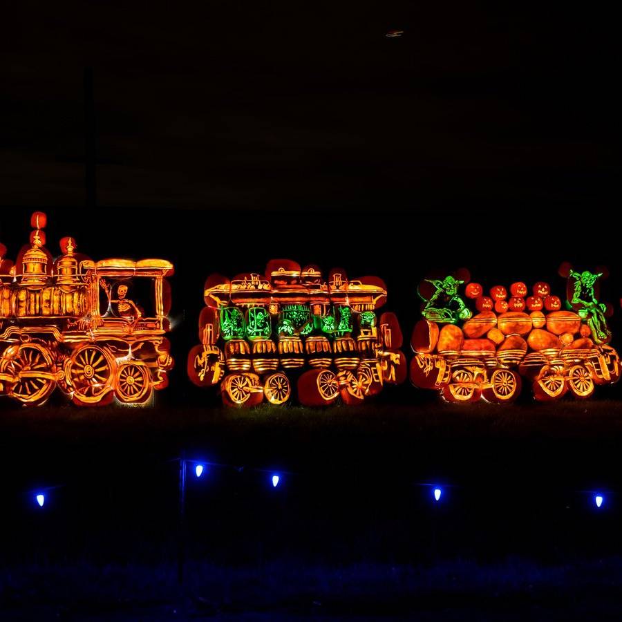 Pumpkins After Dark — Milton